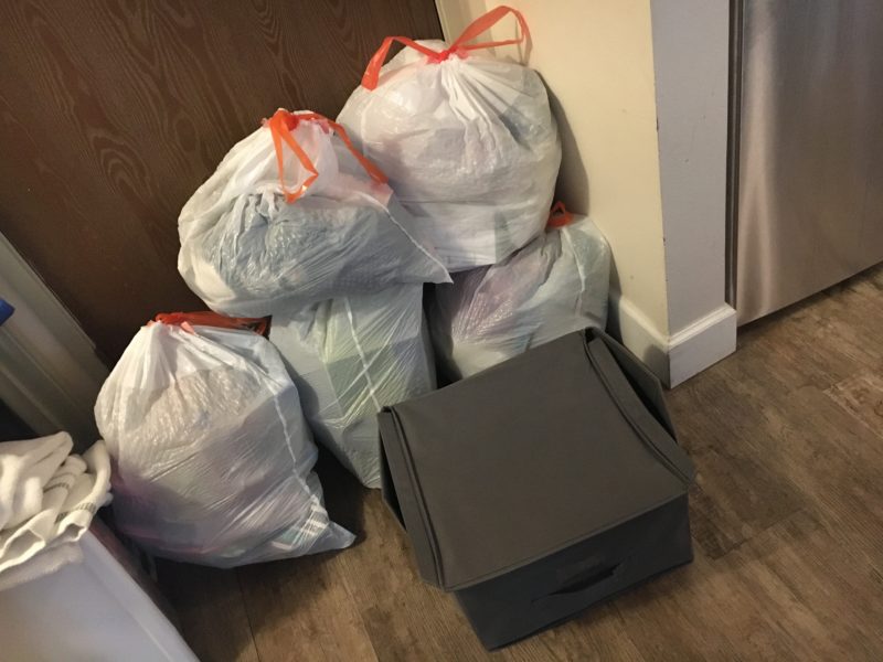 bags of clutter