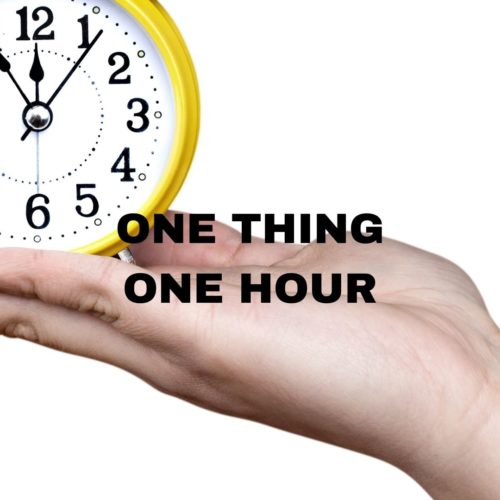 one thing one hour